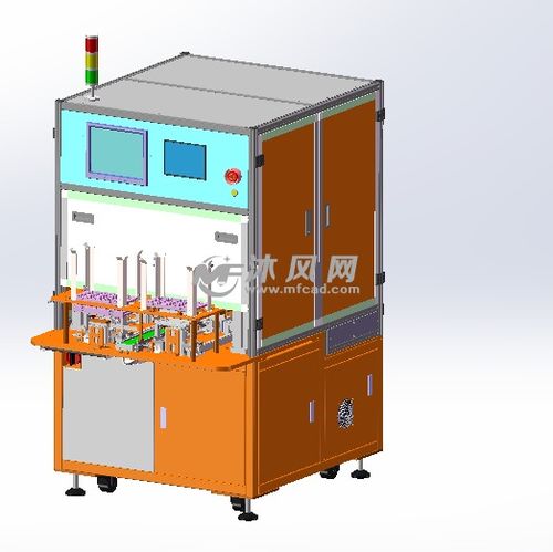 全自动贴标机sw模型设计图纸